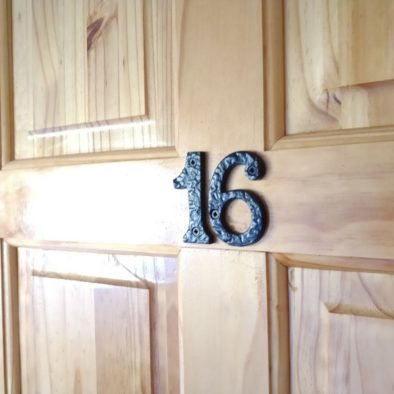 simple picture showing a room number on a door