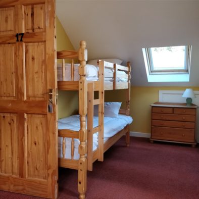 A picture of one of our family rooms, showing a bunk bed