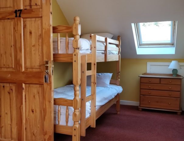 A picture of one of our family rooms, showing a bunk bed