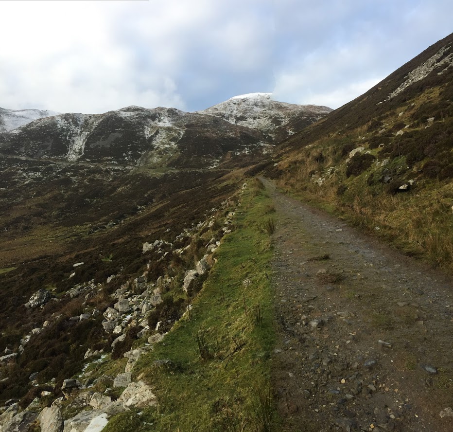 The start of the Pilgrims path hiking trail at Slieve League cliffs