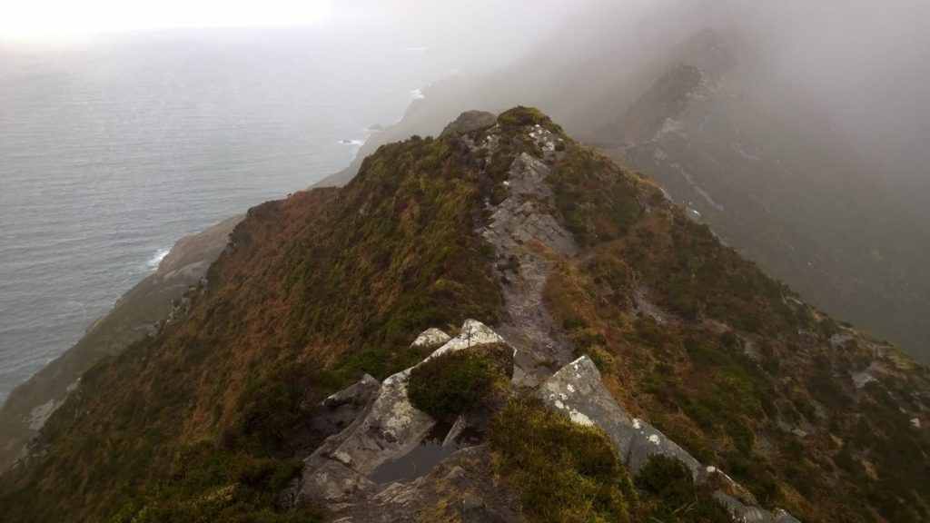 The Start of One Man's Path at Slieve League