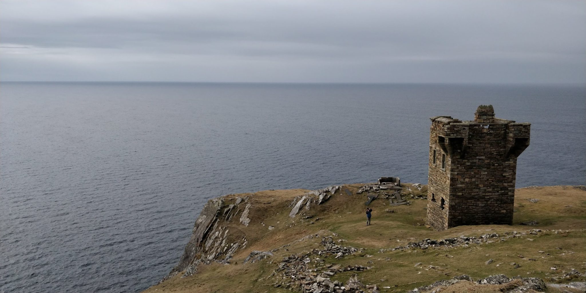 A watchtower built in the Napoleonic Era, used to signal invasion by sea.